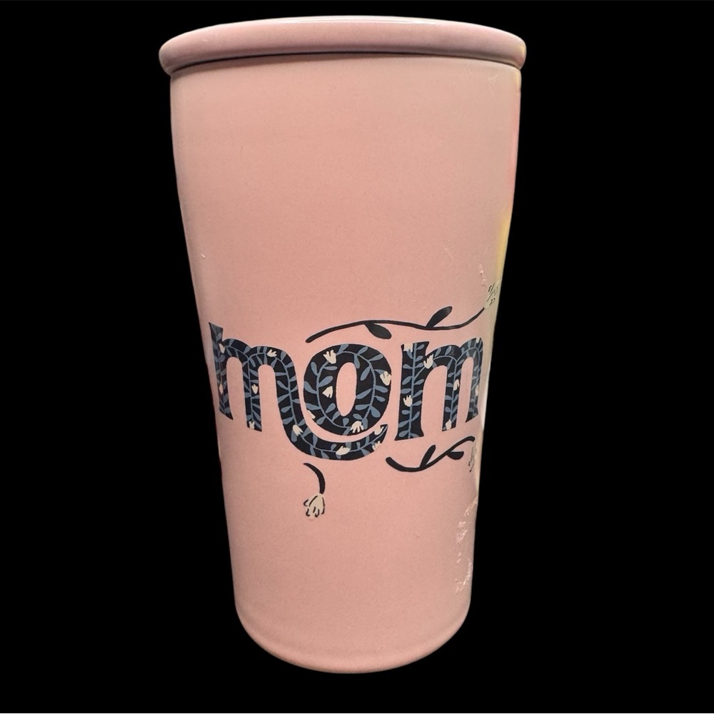 Opalhouse Pink "Mom" travel mug with lid